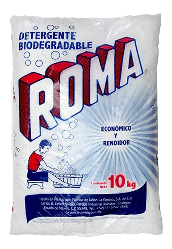 Detergente en polvo Roma de 10 kg